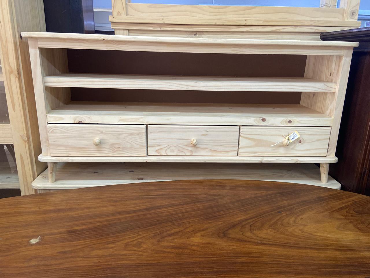 Pine Wall Shelf Console